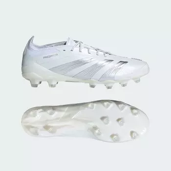 Бутсы Adidas PREDATOR ELITE HG/AG / For soil and artificial turf / PREDATOR ELITE HG/AG, цвет White/Silver Metallic/White