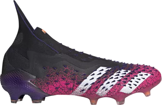 Бутсы Adidas Predator Freak+ FG 'Demonskin - Black Shock Pink', розовый