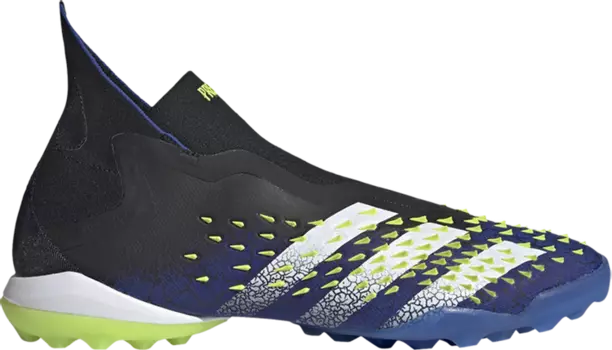 Бутсы Adidas Predator Freak+ Laceless TF 'Demonskin - Black', черный
