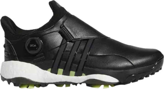 Бутсы Adidas Tour 360 22 BOA 'Black Iron Metallic', черный