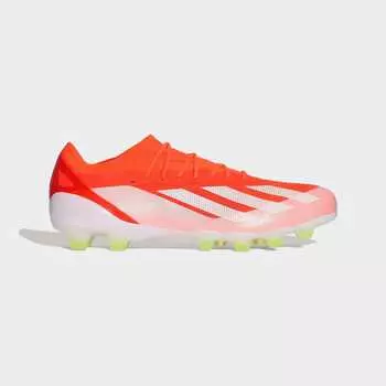 Бутсы Adidas X CRAZYFAST ELITE HG/AG / For soil and artificial turf / X CRAZYFAST ELITE HG/AG, цвет Solar Red/White/Team Solar Yellow