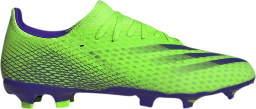 Бутсы Adidas X Ghosted .3 FG 'Precision to Blur Pack', зеленый
