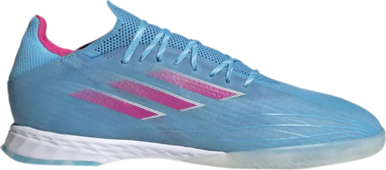 Бутсы Adidas X Speedflow.1 IN 'Sky Rush Team Shock Pink', синий