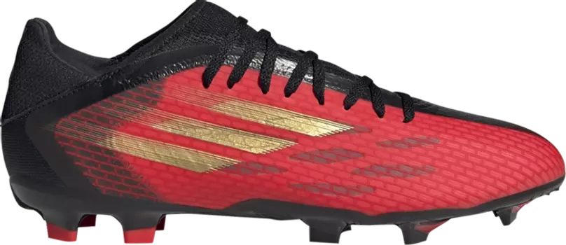 Бутсы Adidas X Speedflow.3 FG 'Vivid Red Gold Metallic', красный
