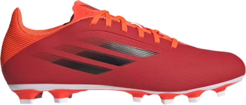 Бутсы Adidas X Speedflow.4 FG 'Solar Red Black', красный