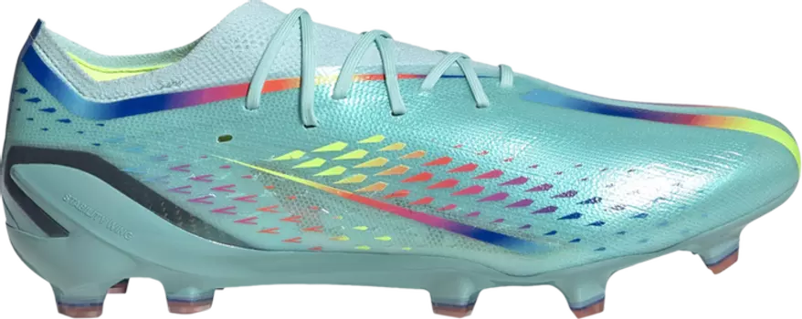 Бутсы Adidas X Speedportal.1 FG 'Al Rihla Pack - Clear Aqua', синий