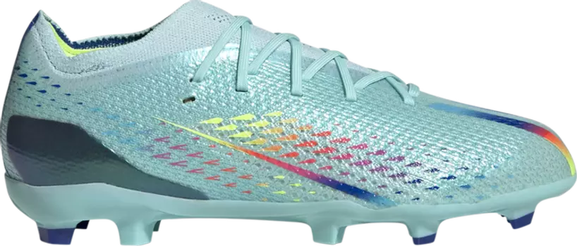 Бутсы Adidas X Speedportal.1 FG J 'Al Rihla Pack - Clear Aqua', синий