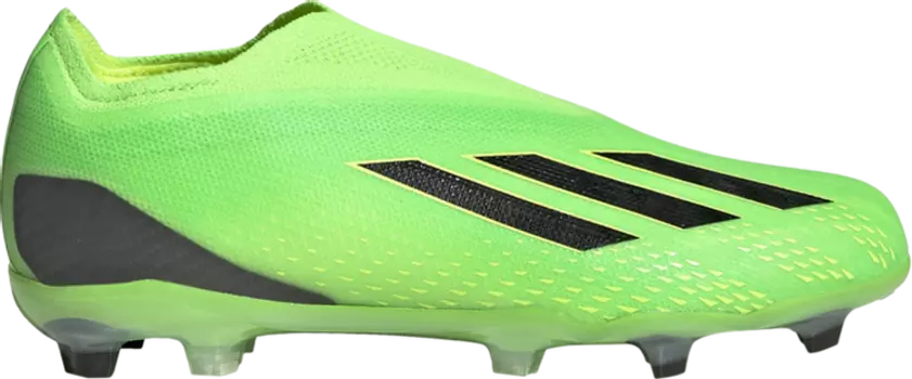 Бутсы Adidas X Speedportal+ FG J 'Game Data Pack', зеленый
