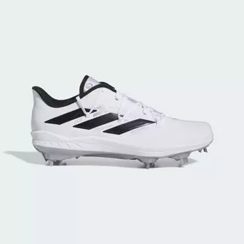 Бутсы Adizero Afterburner 9 Adidas, цвет Cloud White/Core Black/Silver Metallic