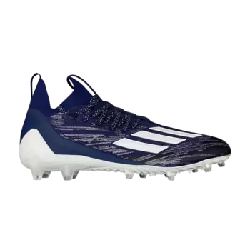 Бутсы Adizero Primeknit Cleats 'Navy White', синий