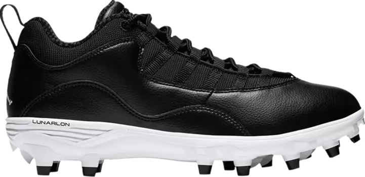 Бутсы Air Jordan 10 TD Low Black, черный