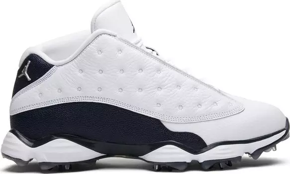 Бутсы Air Jordan 13 Golf Midnight Navy, белый