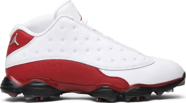 Бутсы Air Jordan 13 Low Golf University Red, белый