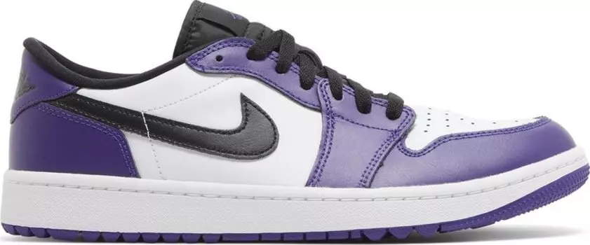 Бутсы Air Jordan 1 Low Golf Court Purple, белый