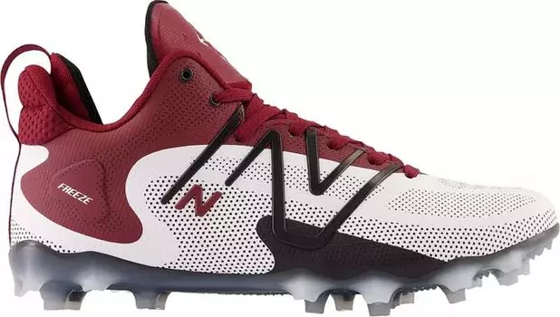 Бутсы для лакросса New Balance FreezeLX V4, белый/красный