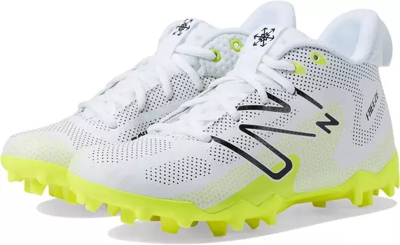 Бутсы FreezeLX v4 New Balance, цвет White/Hi-Lite