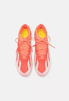 Бутсы футбольные с шипами X Crazyfast Elite Sg adidas Performance, солнечный красный/обувь белая/командная солнечно-желтая 2