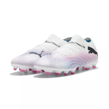 Бутсы FUTURE 7 PRO+ FG/AG для взрослых PUMA White Black Poison Pink
