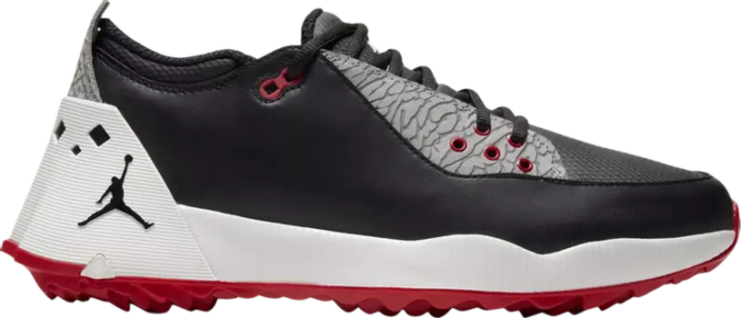 Бутсы Jordan ADG 2 Black University Red, черный