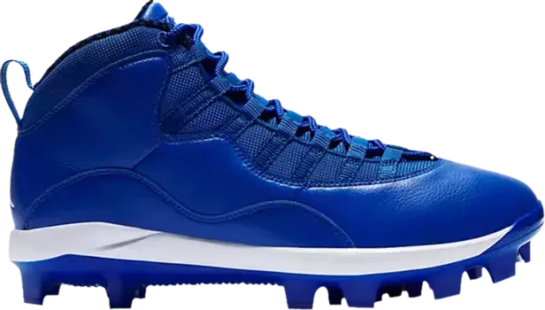Бутсы Jordan Retro 10 MCS Game Royal, синий
