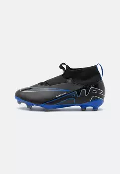 Бутсы JR MERCURIAL 9 ACADEMY MG UNISEX Nike, цвет black/chrome/hyper royal