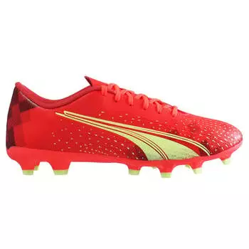 Бутсы мужские красные Ultra play fg/ag Puma, красный