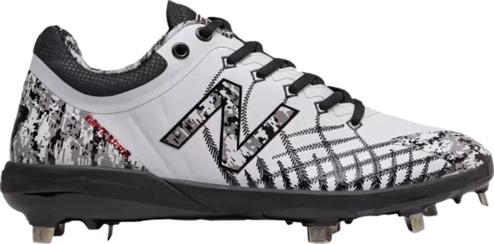Бутсы New Balance 4040v4 Metal 'Dustin Pedroia', белый