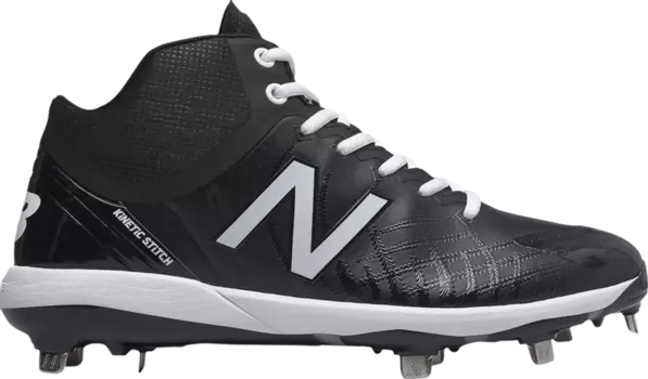 Бутсы New Balance 4040v5 Mid-Cut Metal 'Black Caviar', черный