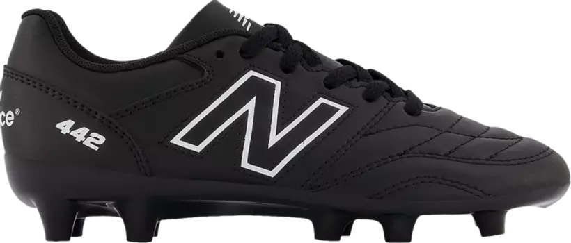 Бутсы New Balance 442v2 Academy FG Big Kid 'Black White', черный