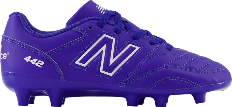 Бутсы New Balance 442v2 Academy FG Big Kid 'UV Blue White', синий