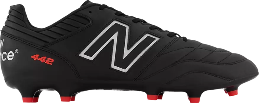 Бутсы New Balance 442v2 Pro FG 'Black Silver', черный