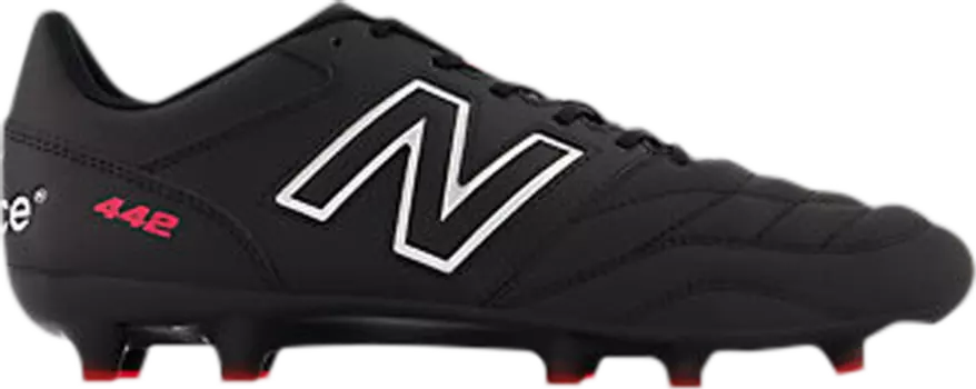 Бутсы New Balance 442v2 Team FG 'Black White', черный