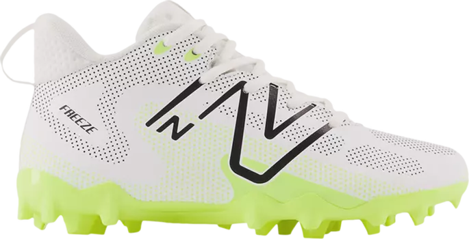 Бутсы New Balance FreezeLX v4 Big Kid Wide 'White Hi-Lite', белый