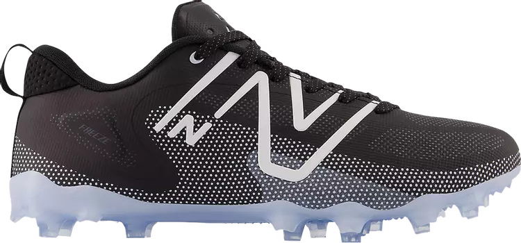 Бутсы New Balance FreezeLX v4 Low 2E Wide 'Black Grey', черный