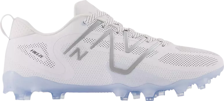 Бутсы New Balance FreezeLX v4 Low 2E Wide 'White Polar Blue', белый
