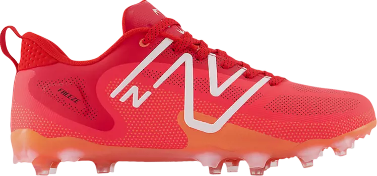 Бутсы New Balance FreezeLX v4 Low 'Energy Red', красный
