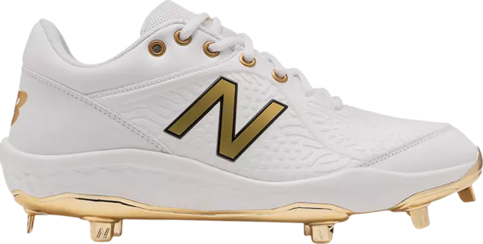 Бутсы New Balance Fresh Foam 3000v5 Metal 'White Gold', белый