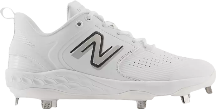 Бутсы New Balance Fresh Foam X 3000v6 Metal Synthetics 'White Castlerock', белый