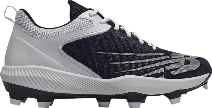 Бутсы New Balance FuelCell 4040 v6 2E Wide 'Molded Fresh Pearls - Team Navy White', синий