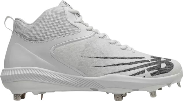 Бутсы New Balance FuelCell 4040 v6 Mid-Metal 'White Black', белый