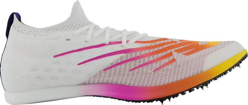 Бутсы New Balance FuelCell MD-X 'White Vibrant Apricot', белый