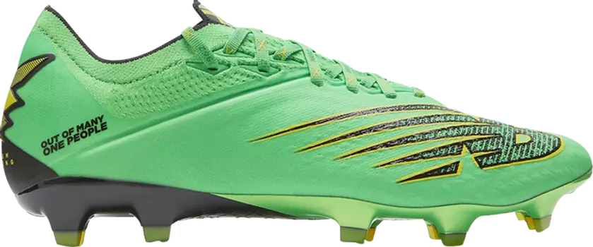 Бутсы New Balance Furon V6+ Pro FG 'Acidic Green', зеленый