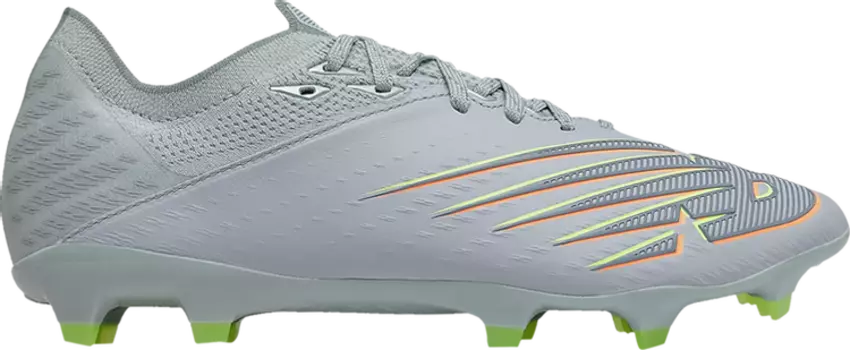 Бутсы New Balance Furon v6+ Pro Leather FG 2E Wide 'Light Cyclone', серый