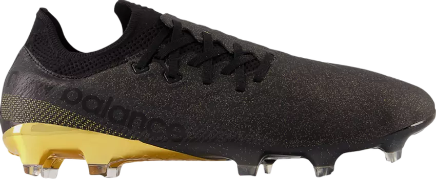 Бутсы New Balance Furon v7 Pro 1st Edition FG 'Black Gold', черный