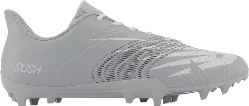 Бутсы New Balance RushV3 Low 'Grey White', серый