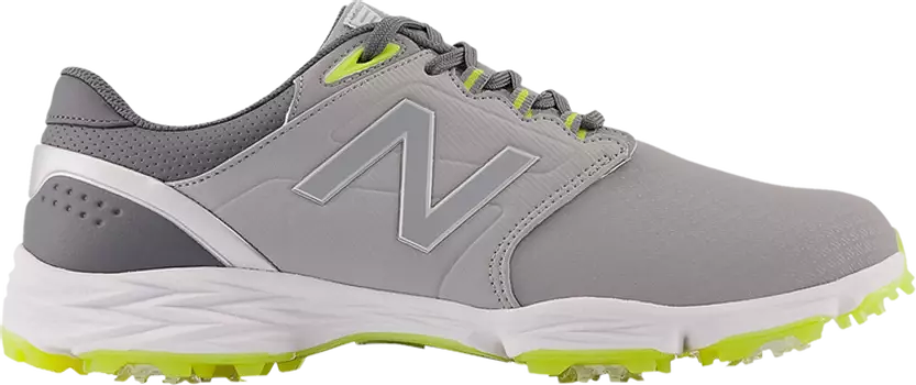 Бутсы New Balance Striker v3 2E Wide 'Grey Yellow', серый