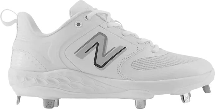 Бутсы New Balance Wmns Fresh Foam X Velo v3 Metal 'White Rain Cloud', белый