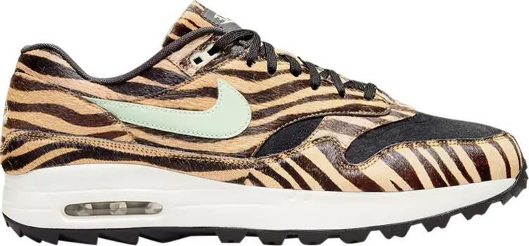 Бутсы Nike Air Max 1 Golf 'Tiger Stripes', коричневый