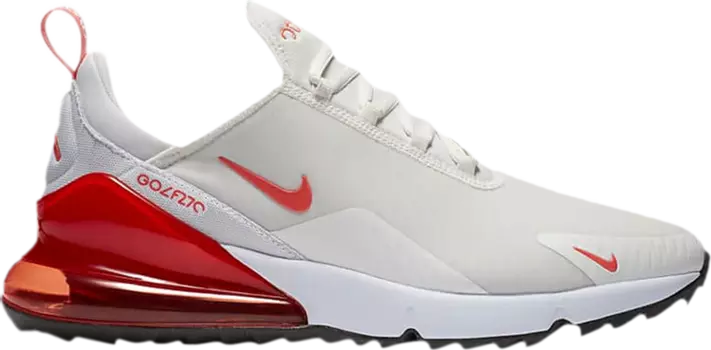 Бутсы Nike Air Max 270 Golf 'Newsprint Magic Ember', кремовый