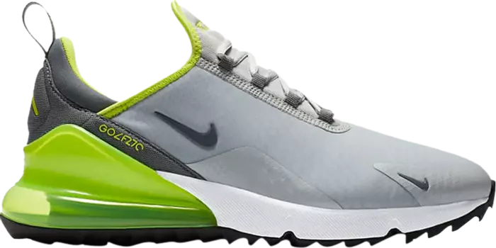 Бутсы Nike Air Max 270 Golf 'Smoke Grey Lime', серый